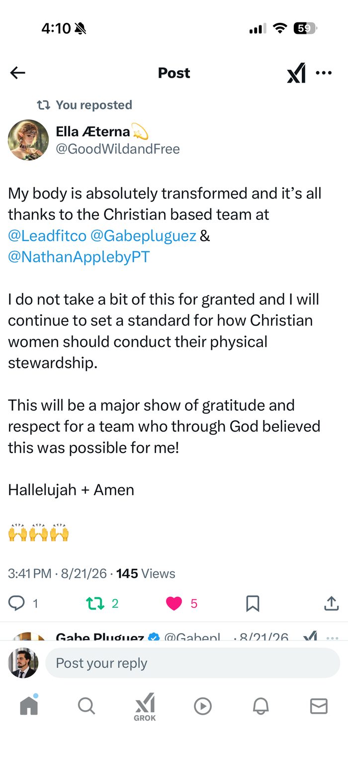 Client testimonial screenshot